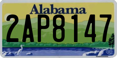 AL license plate 2AP8147