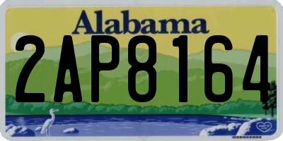 AL license plate 2AP8164