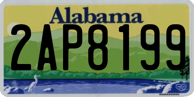 AL license plate 2AP8199