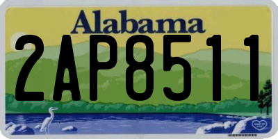 AL license plate 2AP8511