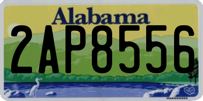 AL license plate 2AP8556