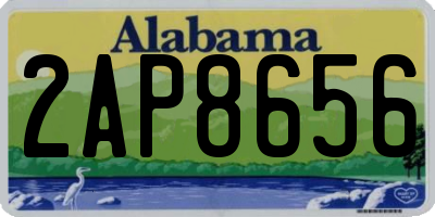 AL license plate 2AP8656