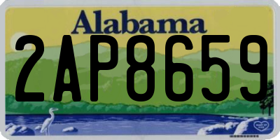 AL license plate 2AP8659