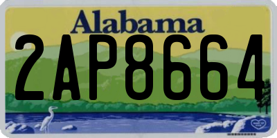 AL license plate 2AP8664