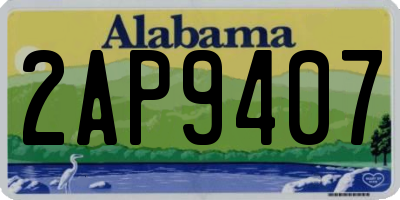 AL license plate 2AP9407