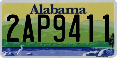 AL license plate 2AP9411