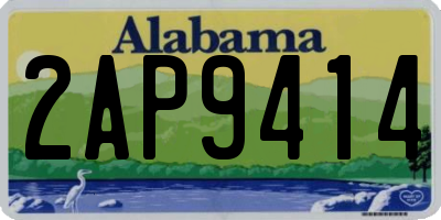 AL license plate 2AP9414