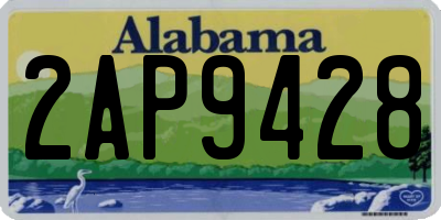 AL license plate 2AP9428
