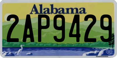 AL license plate 2AP9429