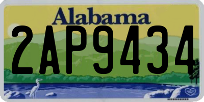 AL license plate 2AP9434
