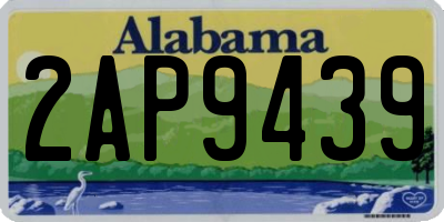 AL license plate 2AP9439