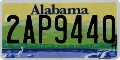 AL license plate 2AP9440