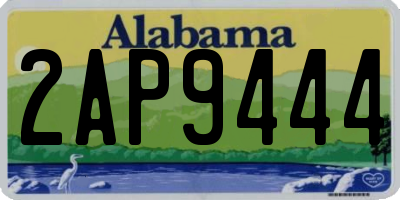 AL license plate 2AP9444