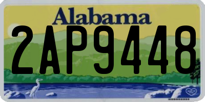 AL license plate 2AP9448