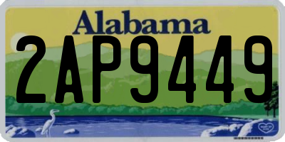 AL license plate 2AP9449