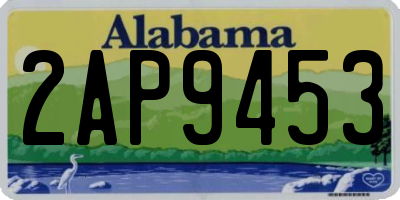 AL license plate 2AP9453