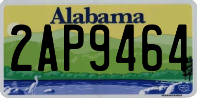 AL license plate 2AP9464
