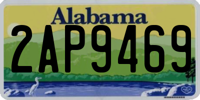AL license plate 2AP9469