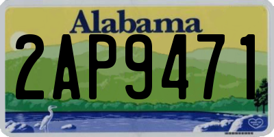 AL license plate 2AP9471