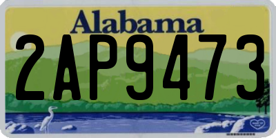 AL license plate 2AP9473
