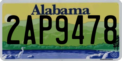 AL license plate 2AP9478