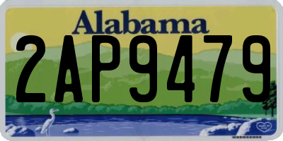 AL license plate 2AP9479