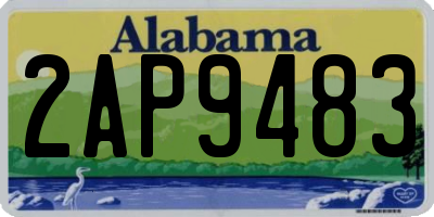 AL license plate 2AP9483