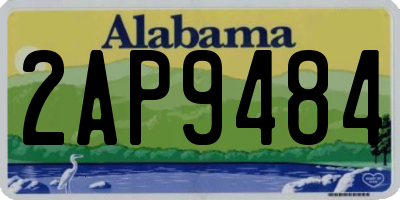 AL license plate 2AP9484