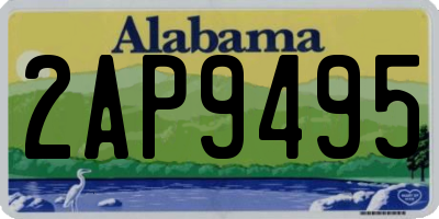 AL license plate 2AP9495