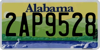 AL license plate 2AP9528