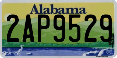AL license plate 2AP9529