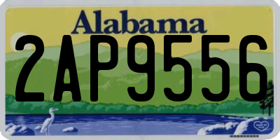 AL license plate 2AP9556