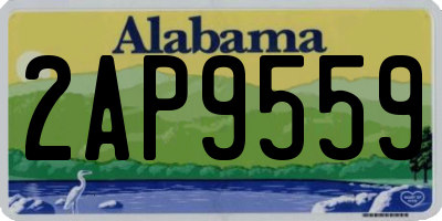 AL license plate 2AP9559