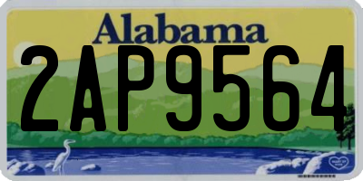 AL license plate 2AP9564