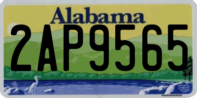 AL license plate 2AP9565