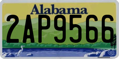 AL license plate 2AP9566
