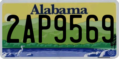 AL license plate 2AP9569