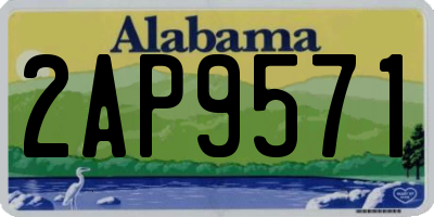 AL license plate 2AP9571