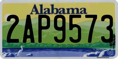 AL license plate 2AP9573