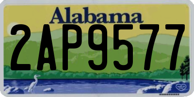 AL license plate 2AP9577