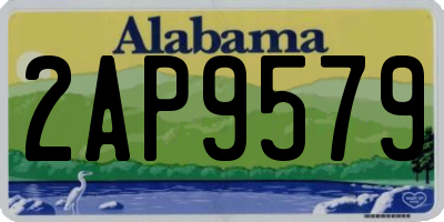 AL license plate 2AP9579