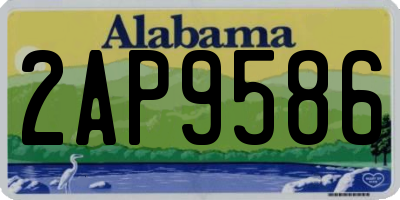 AL license plate 2AP9586