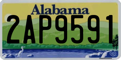 AL license plate 2AP9591