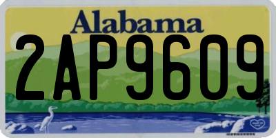 AL license plate 2AP9609