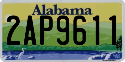 AL license plate 2AP9611