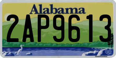 AL license plate 2AP9613