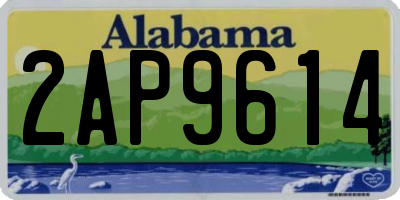 AL license plate 2AP9614