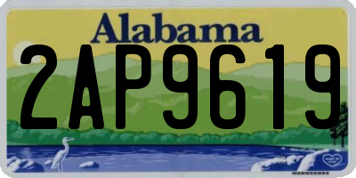 AL license plate 2AP9619