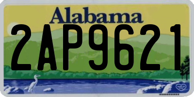AL license plate 2AP9621