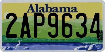 AL license plate 2AP9634